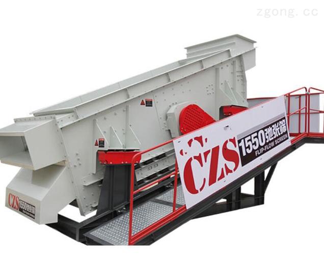 產品詳情 南方路機開發的 czs1550弛張篩,將圓振篩篩分技術,齒狀篩網
